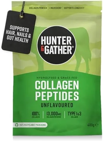 Hunter & Gather Grass Fed Bovine Collagen Powder 400g