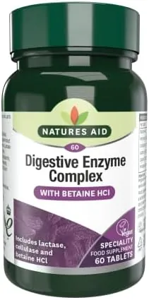 Natures Aid Digestive Enzyme Complex – 60 Tablets